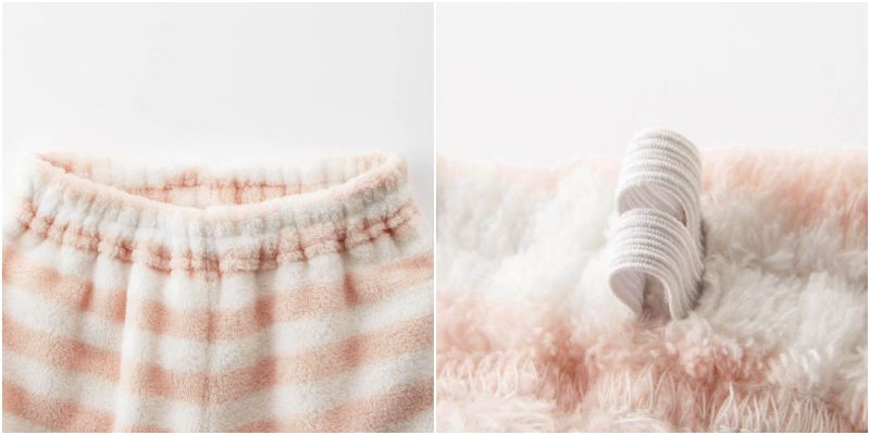 日本千趣會 - 泡泡先生fleece保暖長袖家居服/睡衣-薄荷綠