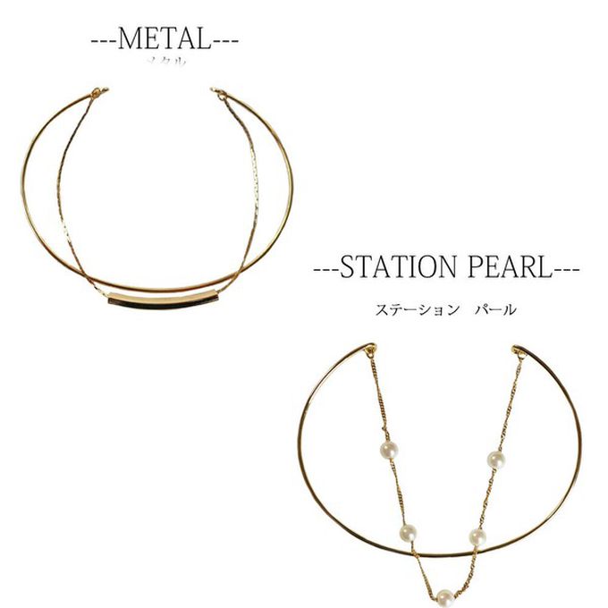 日本 Melody Accessory - 日本製 柔美細緻雙層手鏈-金屬片-金