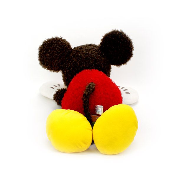 迪士尼 Disney - 【SEGA】日版 Disney迪士尼 景品 米老鼠 紅色趴姿米奇 絨毛娃娃