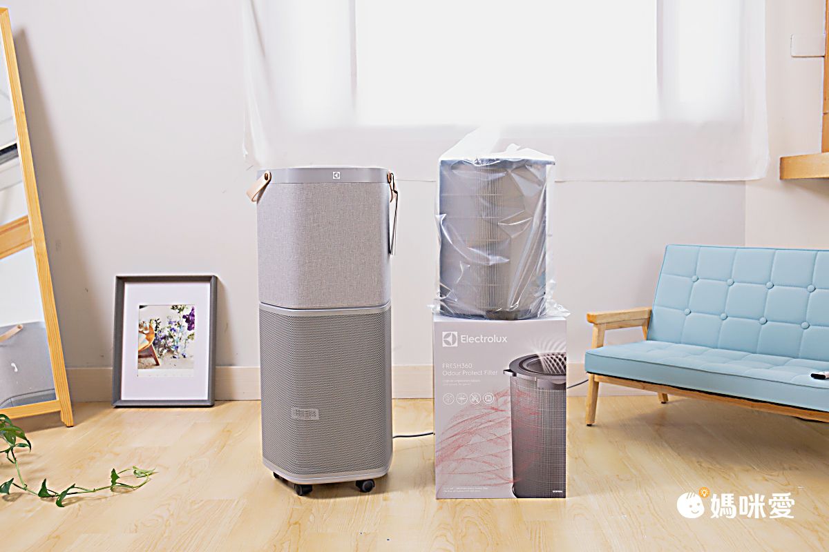 Electrolux 伊萊克斯 - 高效抗菌智能旗艦清淨機Pure A9-PA91-406GY(適用9-14坪)-優雅灰 (贈活性碳淨味抗菌濾網(CADR 400系列))