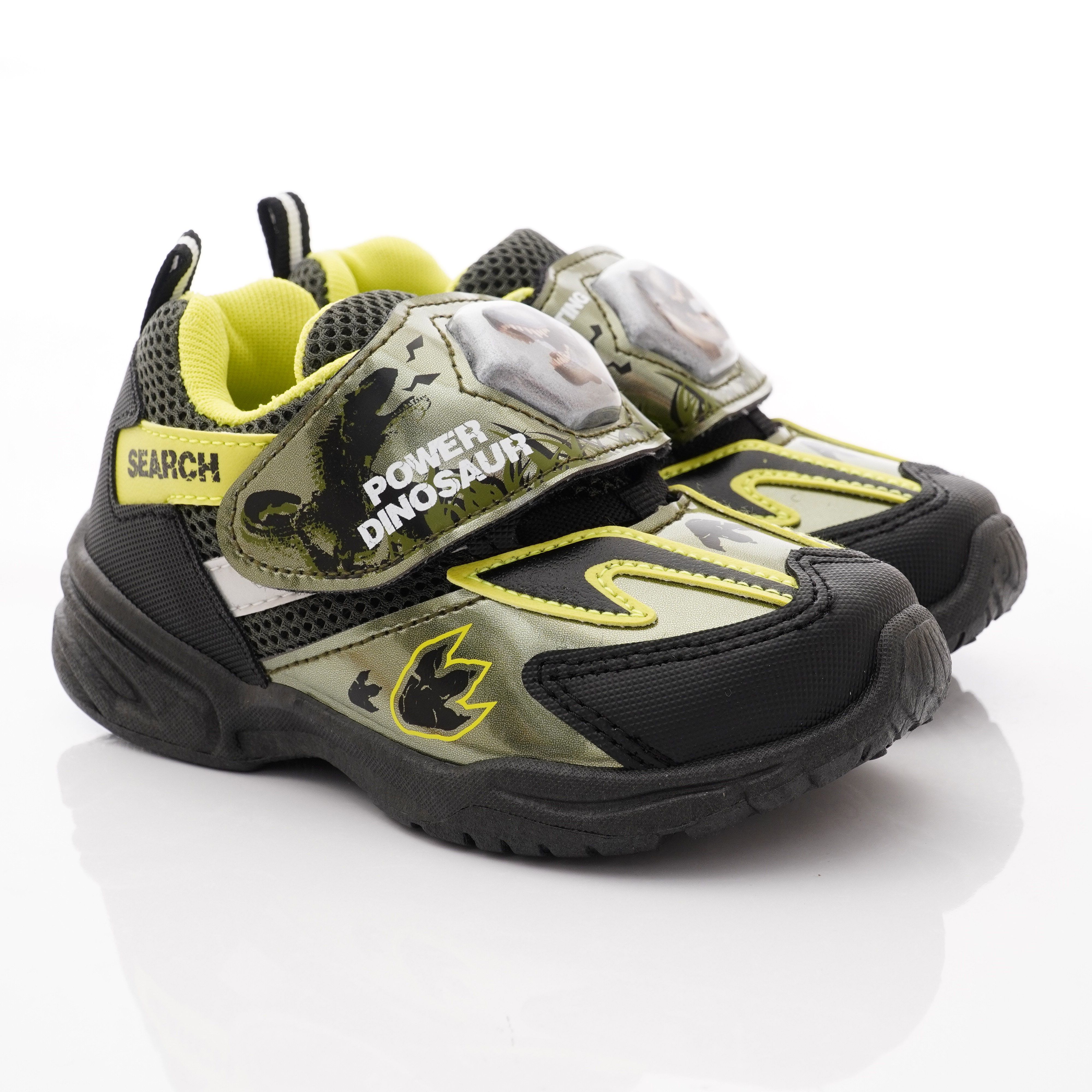侏羅紀世界 - 恐龍電燈鞋款(中小童段)-綠
