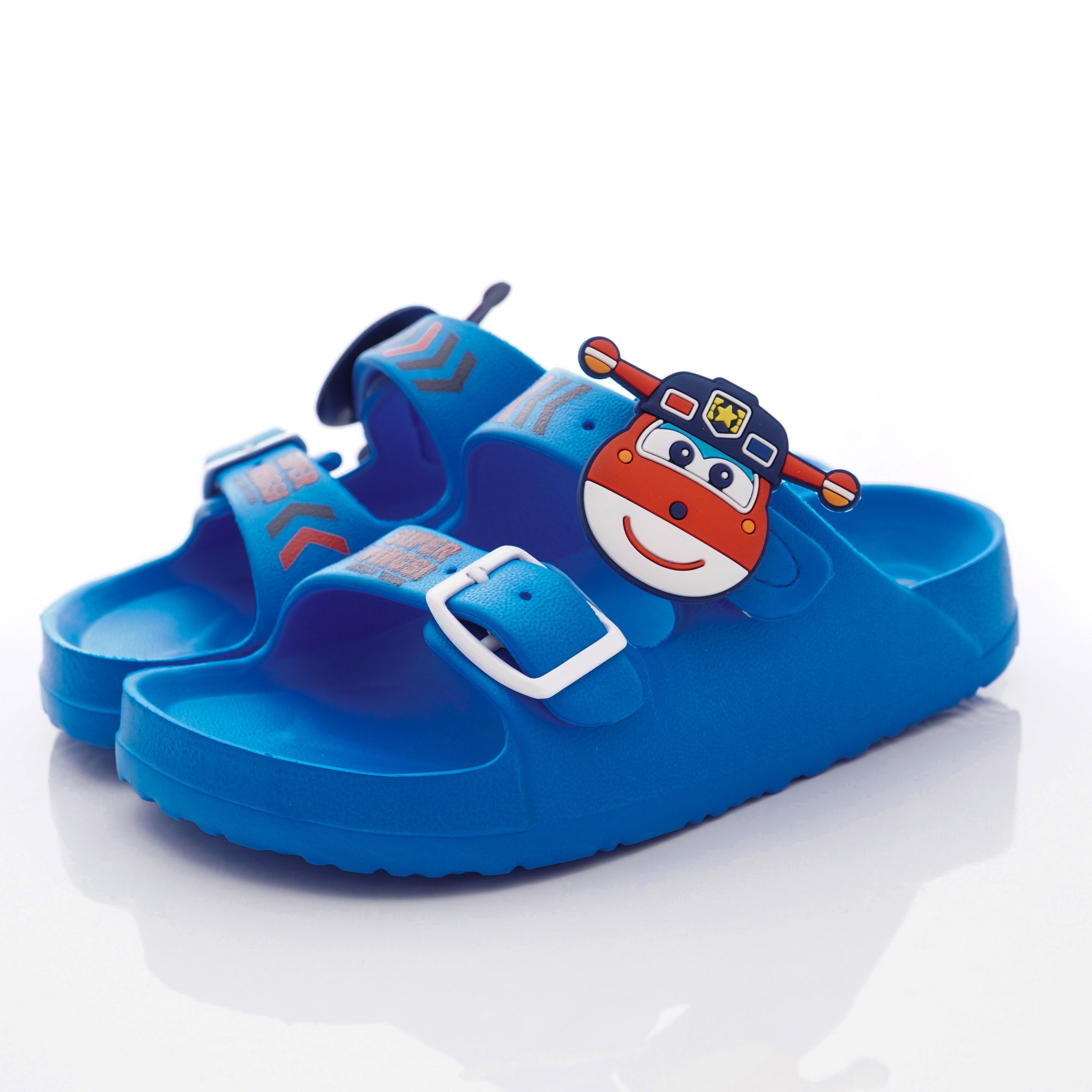 Super Wings - 超輕量休閒涼鞋/拖鞋(中小童段)-藍-S204706藍