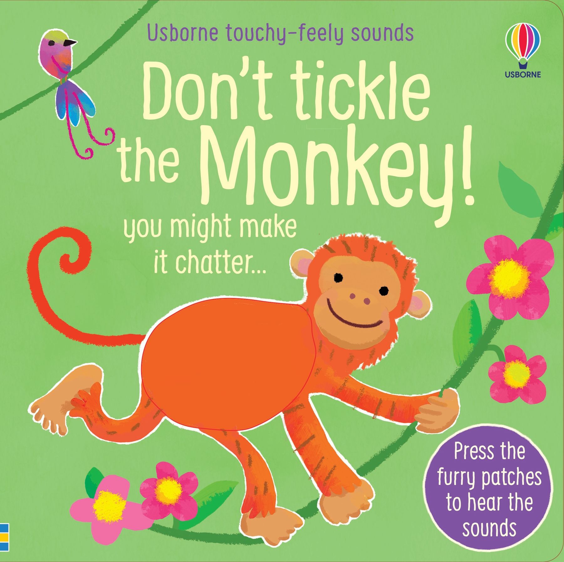 Don't Tickle the Monkey! (觸摸音效書)-硬頁