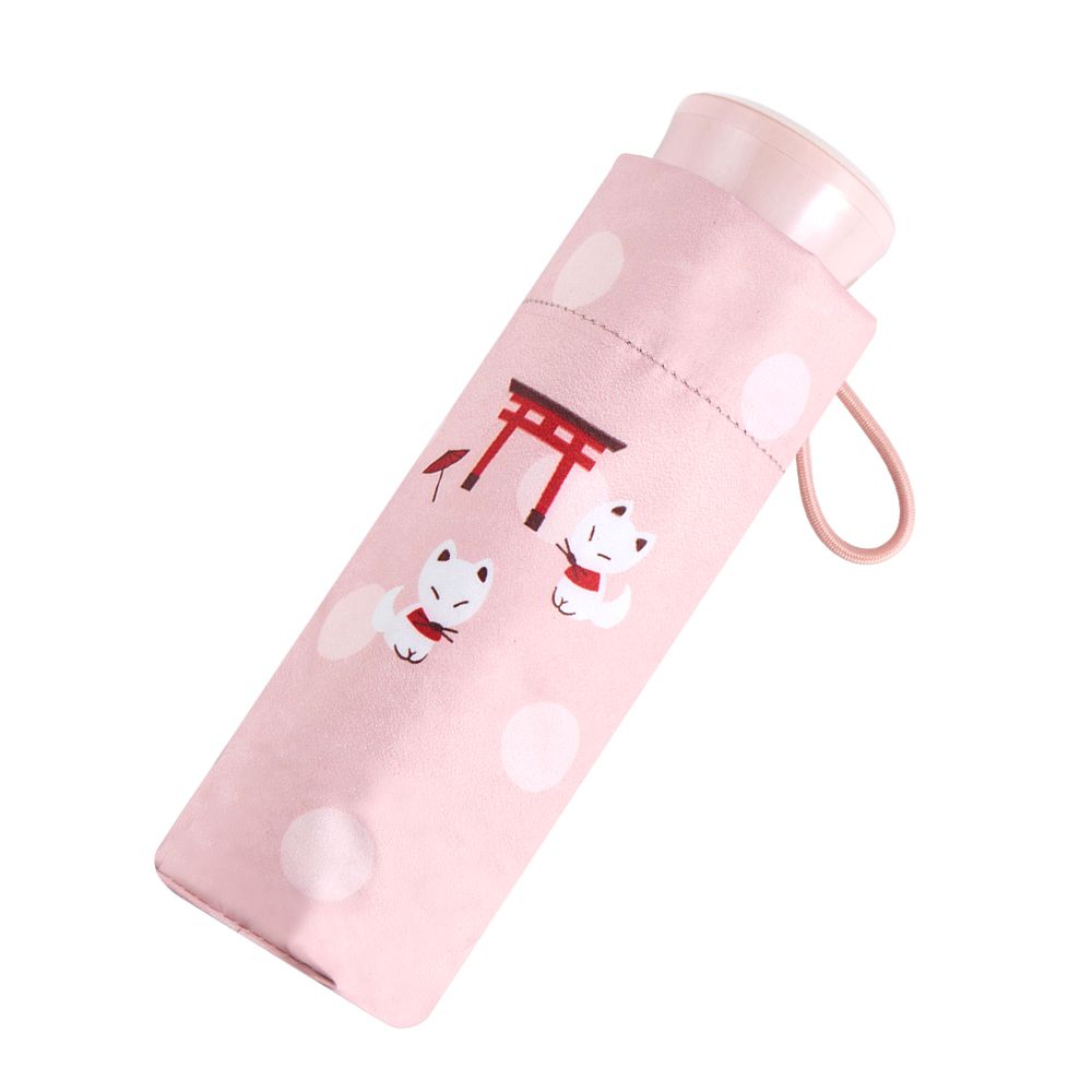 黑膠降溫手開迷你口袋傘-鳥居-195g