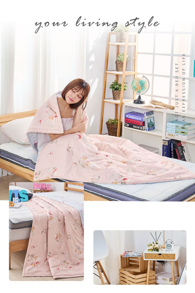 ELVIS 愛菲斯 - 100%精梳純棉鋪棉四季被 (春夏舞曲)