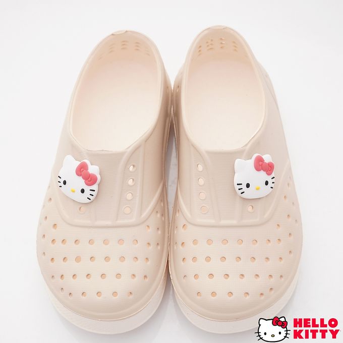 HELLO KITTY - HELLO KITTY超輕洞洞休閒款 823637奶茶(中小童段)-休閒鞋-奶茶