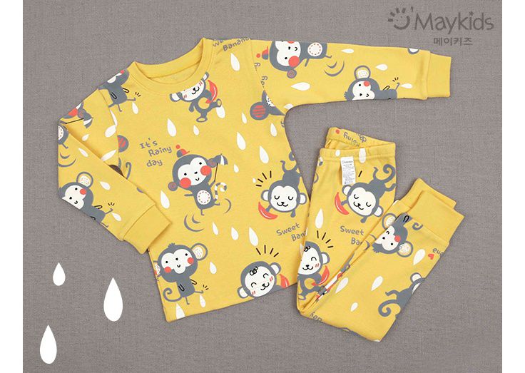 [現貨] ✦ 零碼出清價 ✭ 韓國 Maykids 有機棉長袖家居服/防踢被 ✭