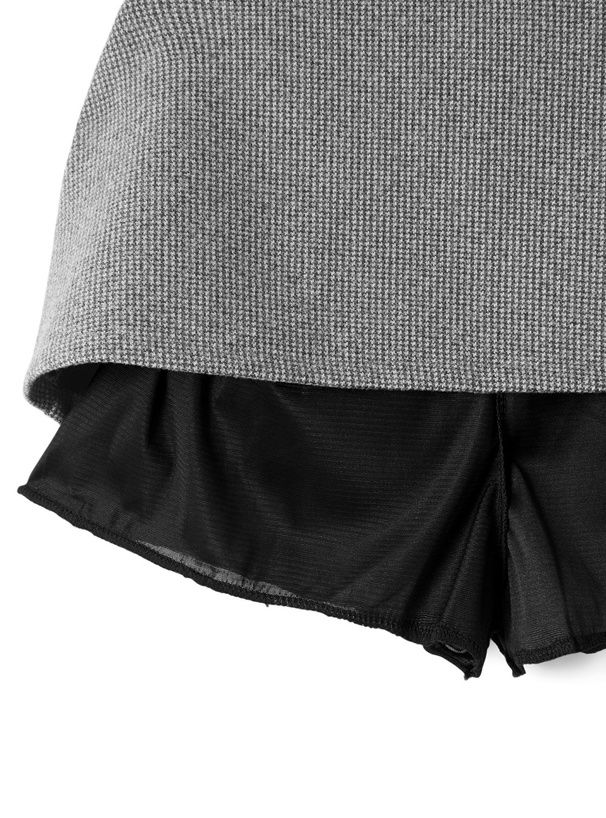 日本 GRL - 千鳥格紋百搭短裙-深灰