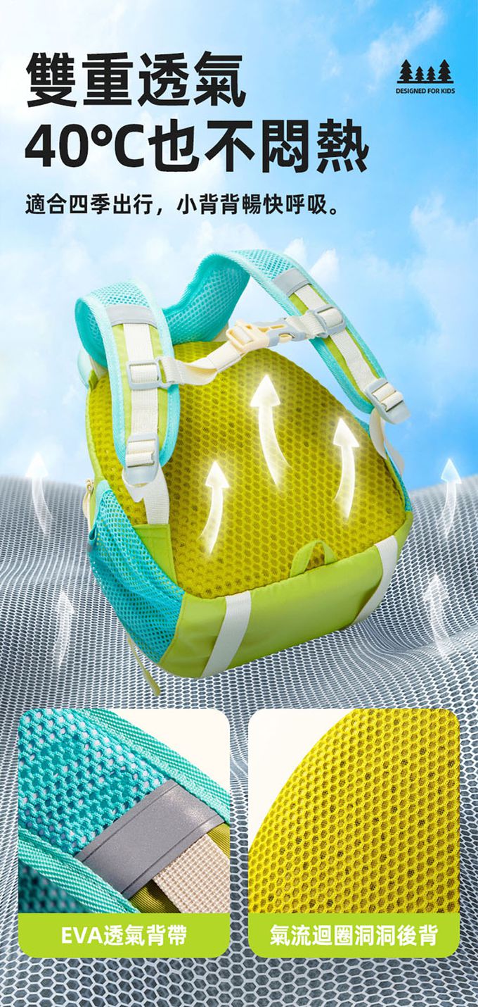 MiDeer - 多功能兒童背包-狐狸(小)