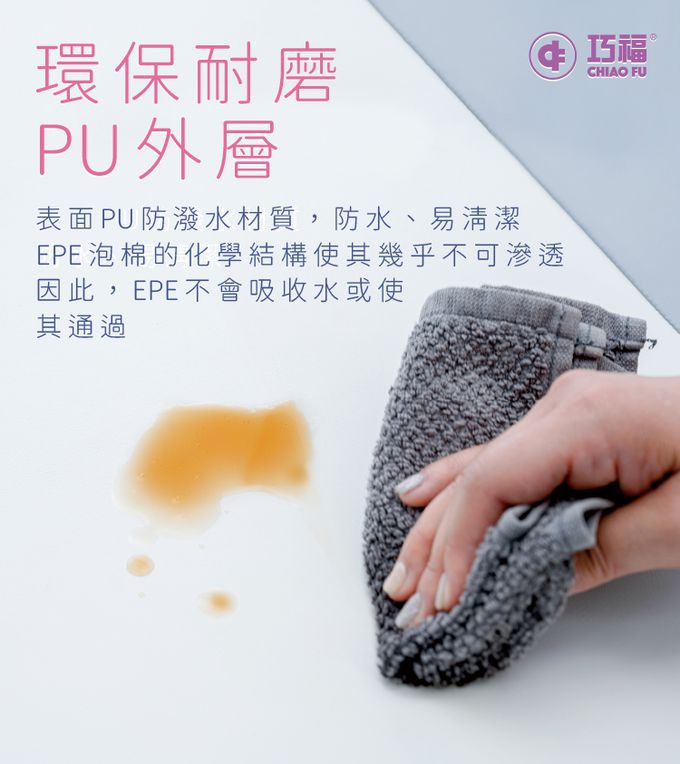 巧福 CHIAO FU - 炫彩粉藍款-4cm兒童遊戲地墊(UC-012BM)-炫彩粉藍