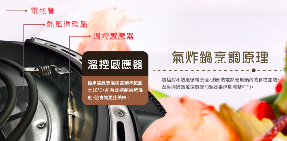 不用油炸更健康！Philo 飛樂 免油氣炸鍋