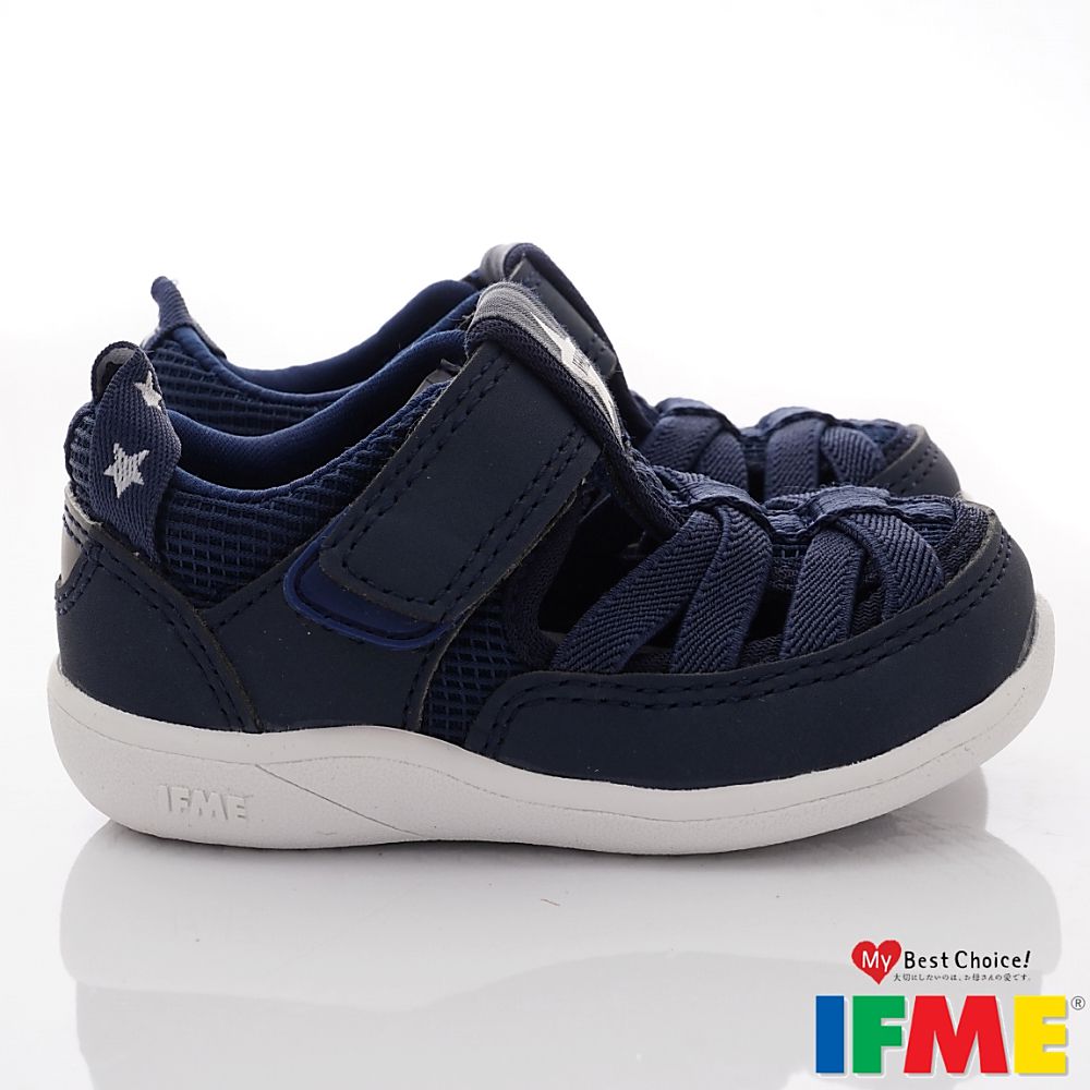 日本IFME - 速乾水涼鞋(寶寶段)-淺藍