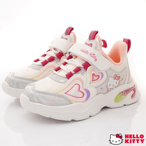 HELLO KITTY-老爹運動童鞋-723207白(中大童段)-運動鞋-白