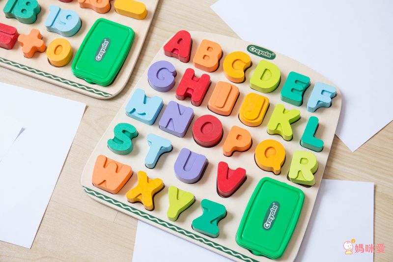 Crayola繪兒樂 - 早教創意啟蒙趣味蓋印塗鴉數字木拼圖-【獨家送】Crayola質感收納袋