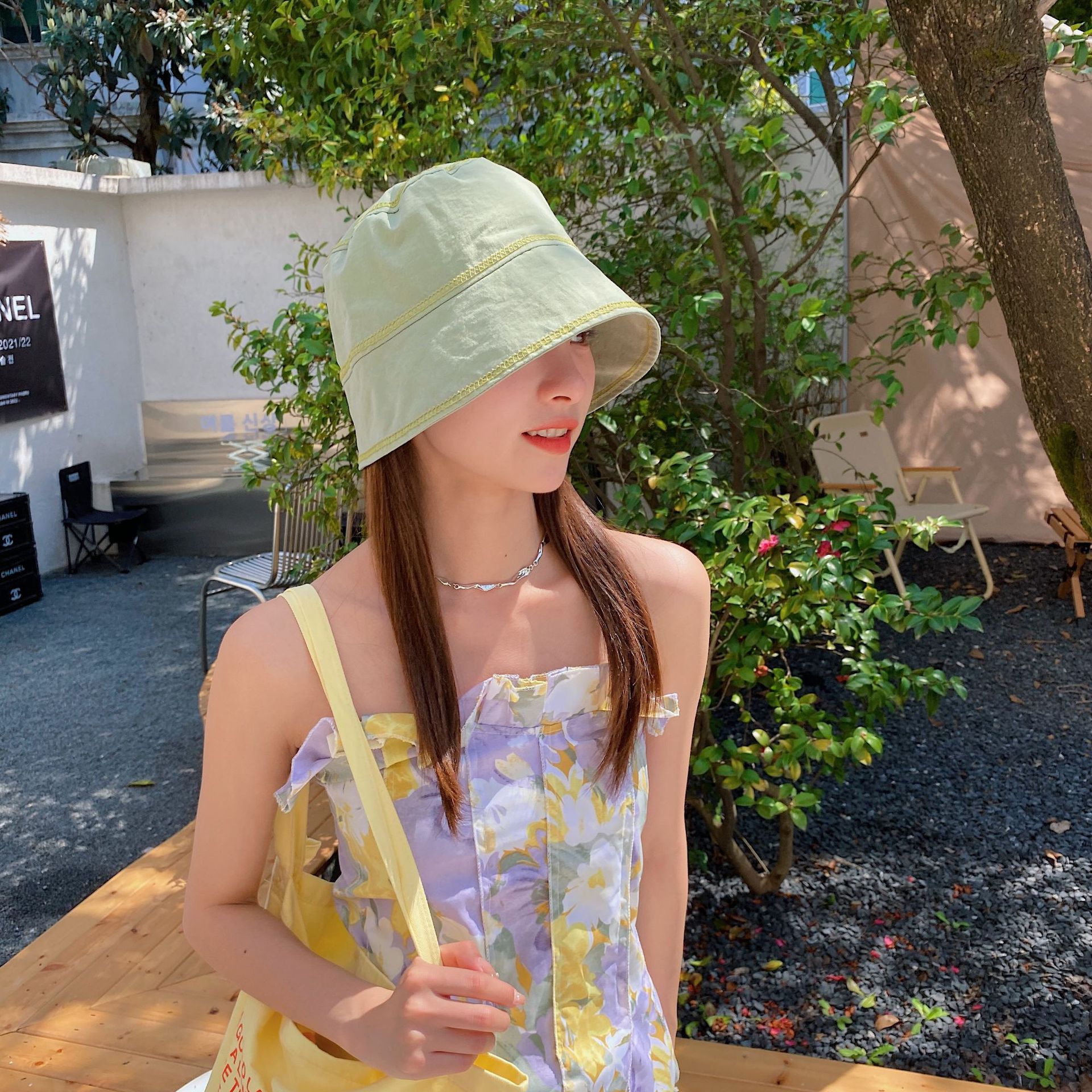 百搭防曬漁夫帽/遮陽帽-粉色 (適合頭圍56-58cm)