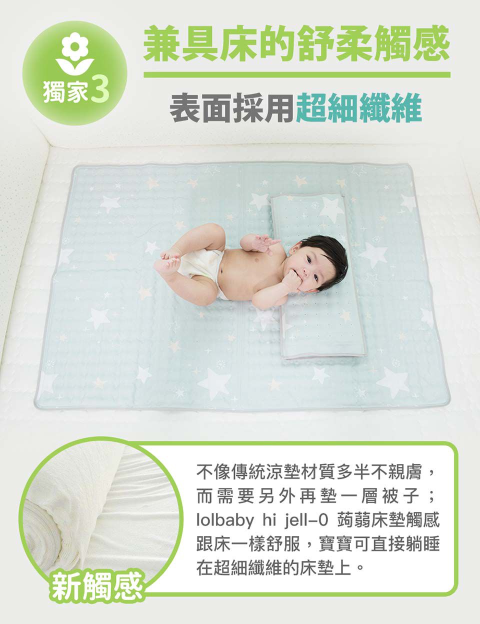 韓國Lolbaby - Hi Jell-O涼感蒟蒻床墊_防水隔尿款-標準款-沁甜鳳梨 (60公分 x 80公分 x 0.5公分(+/- 2-3 公分))