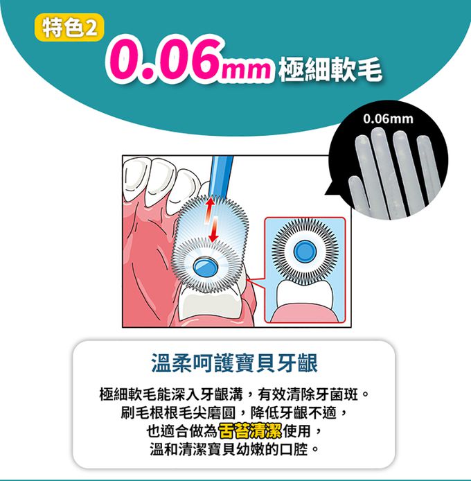 haha kiddo - 360°兒童牙刷-3歲以上-粉紅