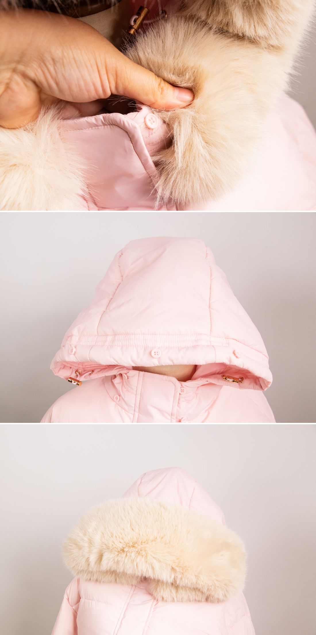 韓國 MONJELLO - (100%鴨絨)雪國來的長版羽絨外套-黑