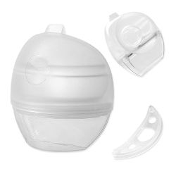 JoyNa - 檢驗合格 穿戴式集乳器 手動擠乳器 矽膠真空集乳器 集乳杯 (1入)