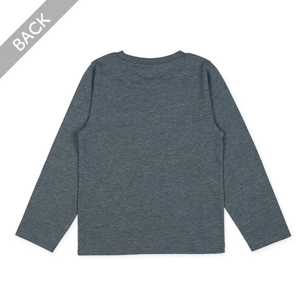 日本西松屋 - 小口袋刺繡薄長袖上衣-小怪獸搗蛋-黃