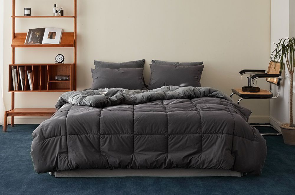 韓國 Maatila - 可水洗刷毛高密度60支棉棉被-芝麻拿鐵