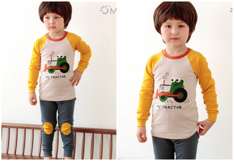 [現貨] ✦ 零碼出清價 ✭ 韓國 Maykids 有機棉長袖家居服/防踢被 ✭