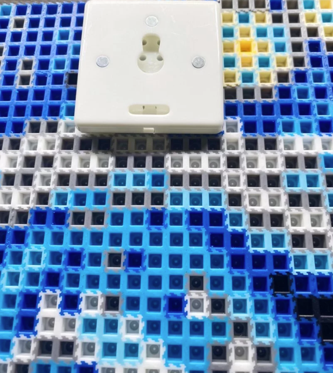 꾹꾹블럭 - 韓國馬賽克咕咕拼豆組- Q版蒙娜麗莎