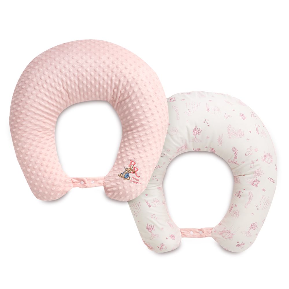 奇哥 - 夢境比得兔豆趣多功能授乳枕-2色選擇(含布套、枕芯、外罩套)-粉色