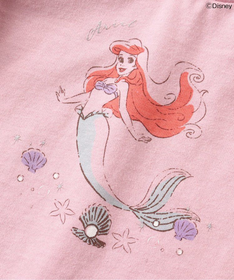 日本 apres les cours - 迪士尼 公主蕾絲澎澎短袖上衣-冰雪奇緣-水藍