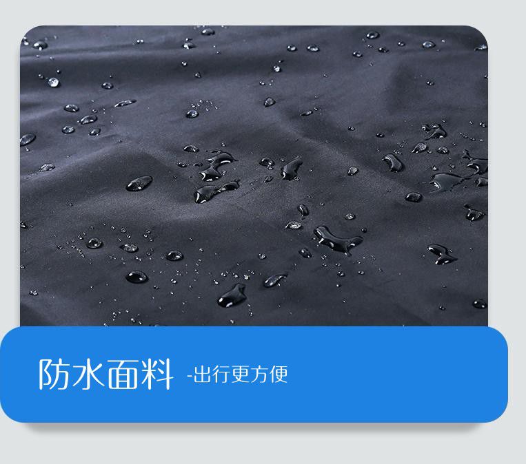 防風連帽外套(面罩可拆)-防水升級款-黑色-(非醫療用品)