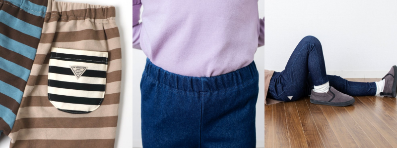 日本 BREEZE - 熱銷款 百搭鬆緊長褲(9分丈)-臘腸狗-奶油杏