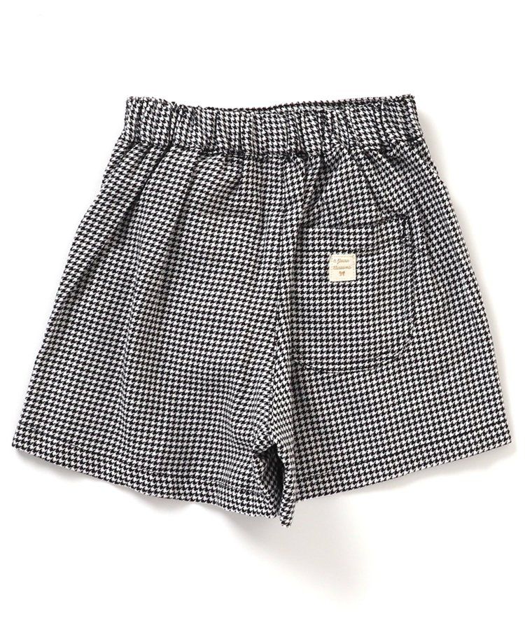 日本 apres les cours - 小奢華金屬鈕扣俏麗褲裙-棕色