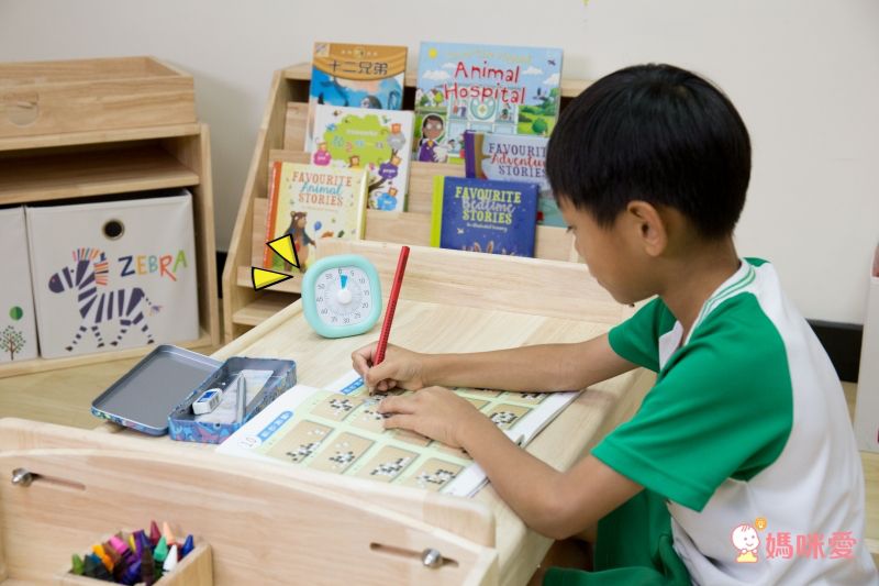 日本文具 SONIC - 時間流逝實感 倒數時鐘+時鐘-薄荷綠