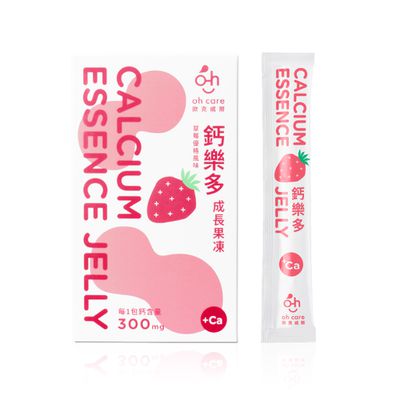 oh care 歐克威爾 - 兒童鈣樂多成長果凍/草莓優格15入