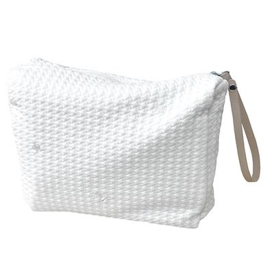akachan honpo - 韓式絎縫風尿布收納袋-米白色 (H20×W23×D8cm)