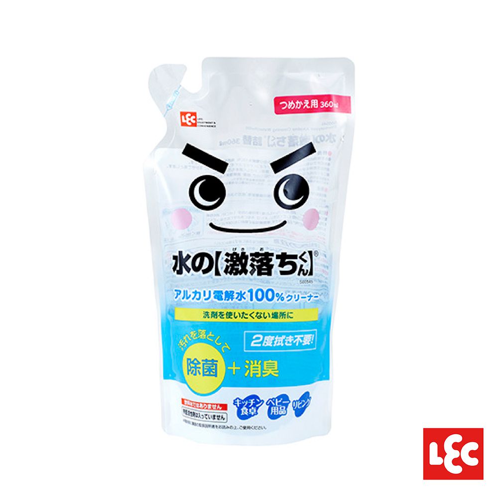日本 LEC - 【激落君】日本製鹼性電解水去污噴劑補充包-360ml