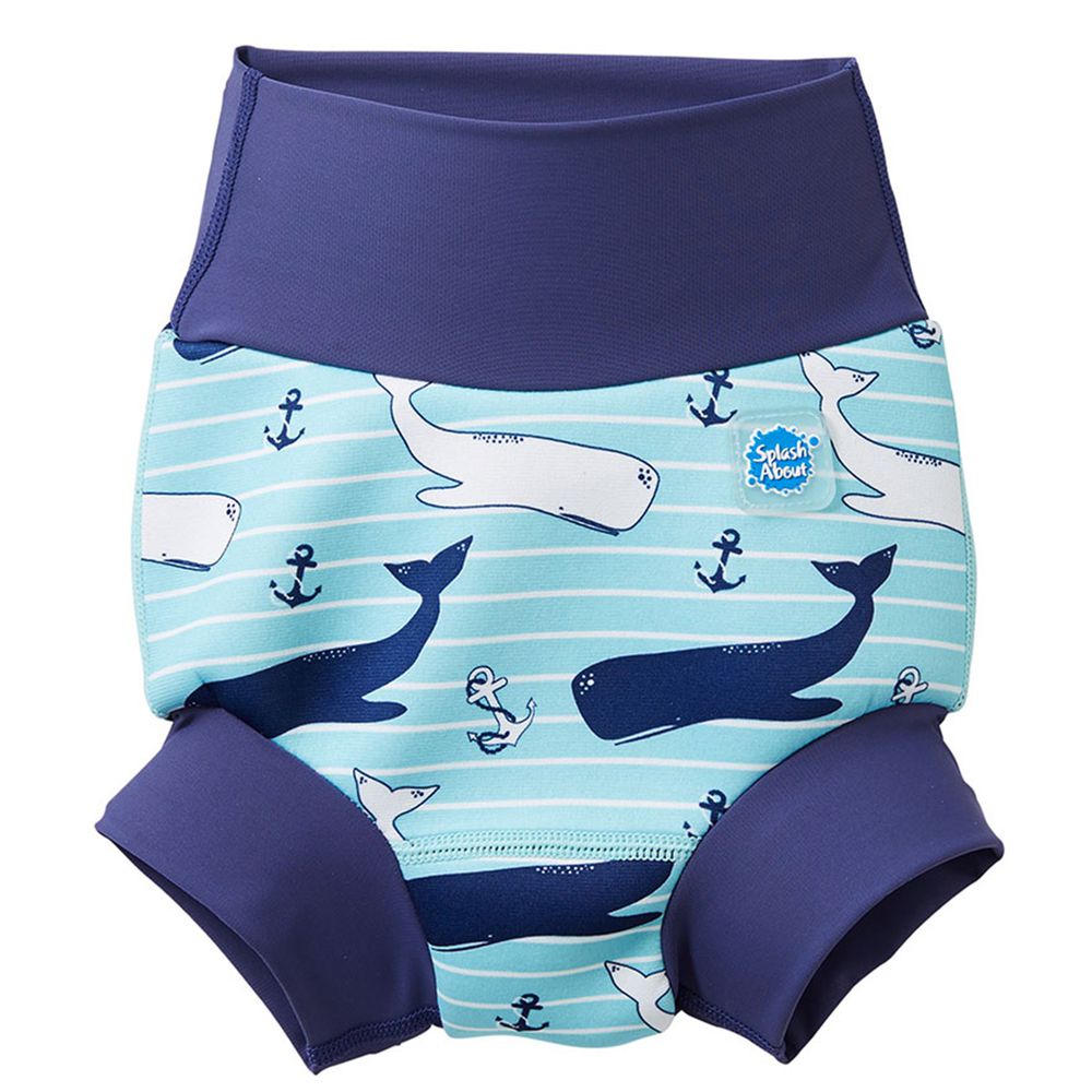 Splash About 潑寶 - 3D加強版 游泳尿布褲-海洋鯨魚