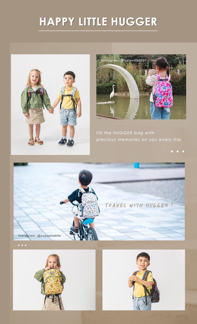 HUGGER - 幼童背包-馬達加斯加-(幼兒園書包-輕量減壓休閒後揹包) (3-7Y -B5尺寸)