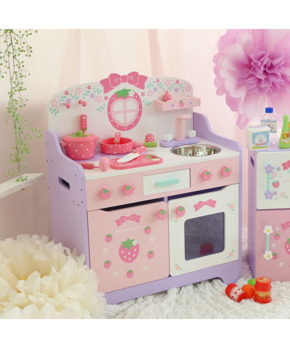 日本 No.1 夢幻家家酒【Mother Garden】木製廚台