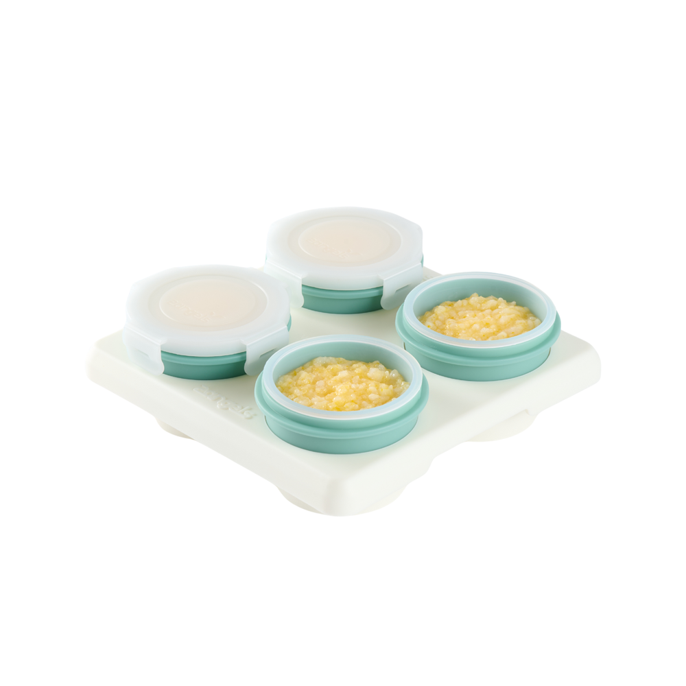 矽膠副食品儲存杯-夏葉綠-60ml