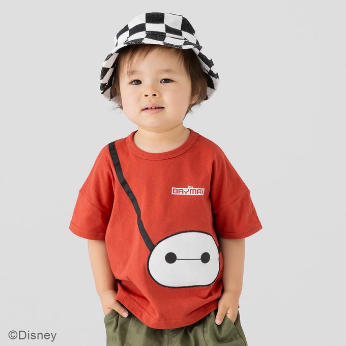 日本 Chil2 - 迪士尼人氣角色 純棉短袖上衣-杯麵表情-白