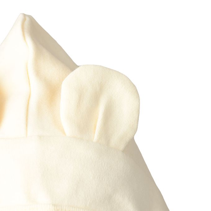 akachan honpo - 新生児帽子-復古小熊維尼-米白色 (40~44cm)