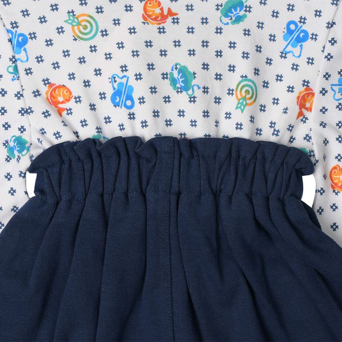 akachan honpo - 袴連身衣-(包屁衣)-深藍色