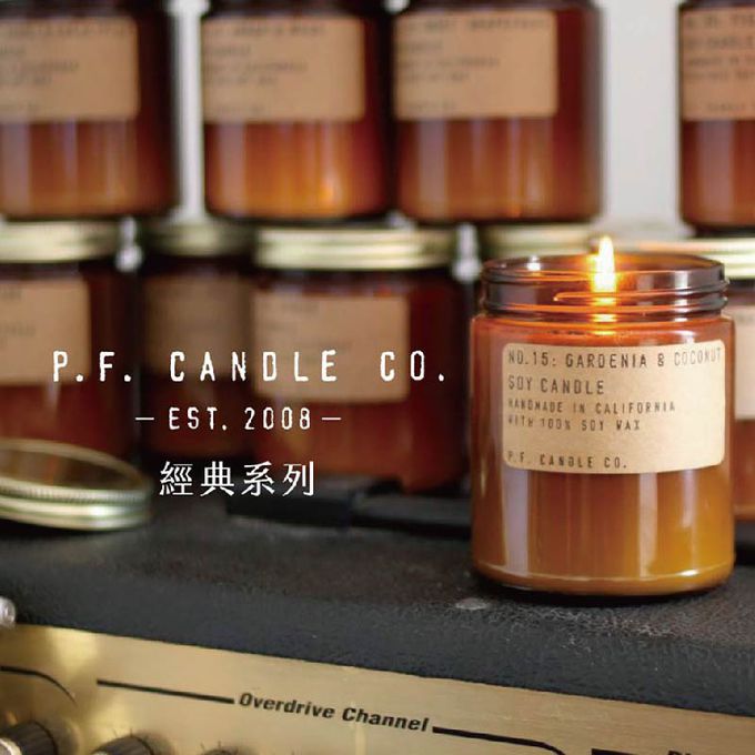 美國 P.F. CANDLE CO. - 手工香氛蠟燭-琥珀麝香-7.2oz