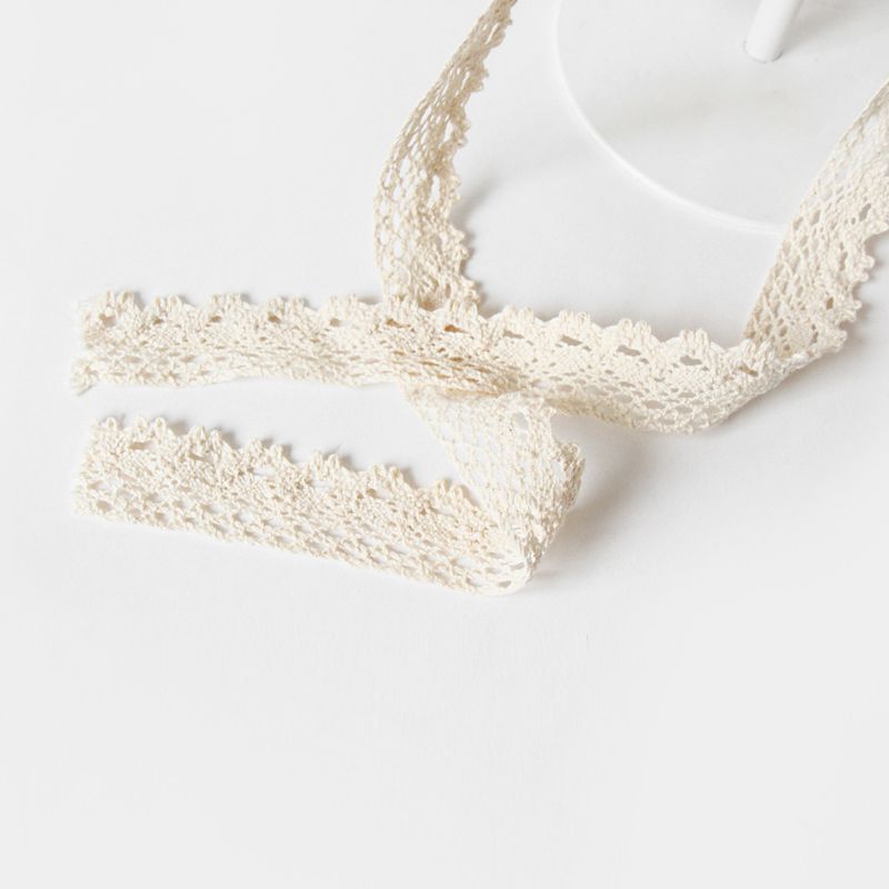 韓國 Babyblee - 鬚邊蕾絲大草帽-玫瑰粉 (頭圍：51-53cm)