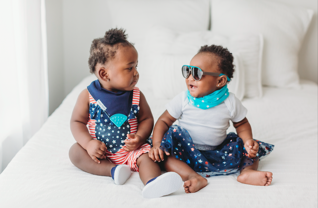 美國 Bazzle baby - 寶寶脖圍圍兜-太空火箭 (41*20cm/1入)