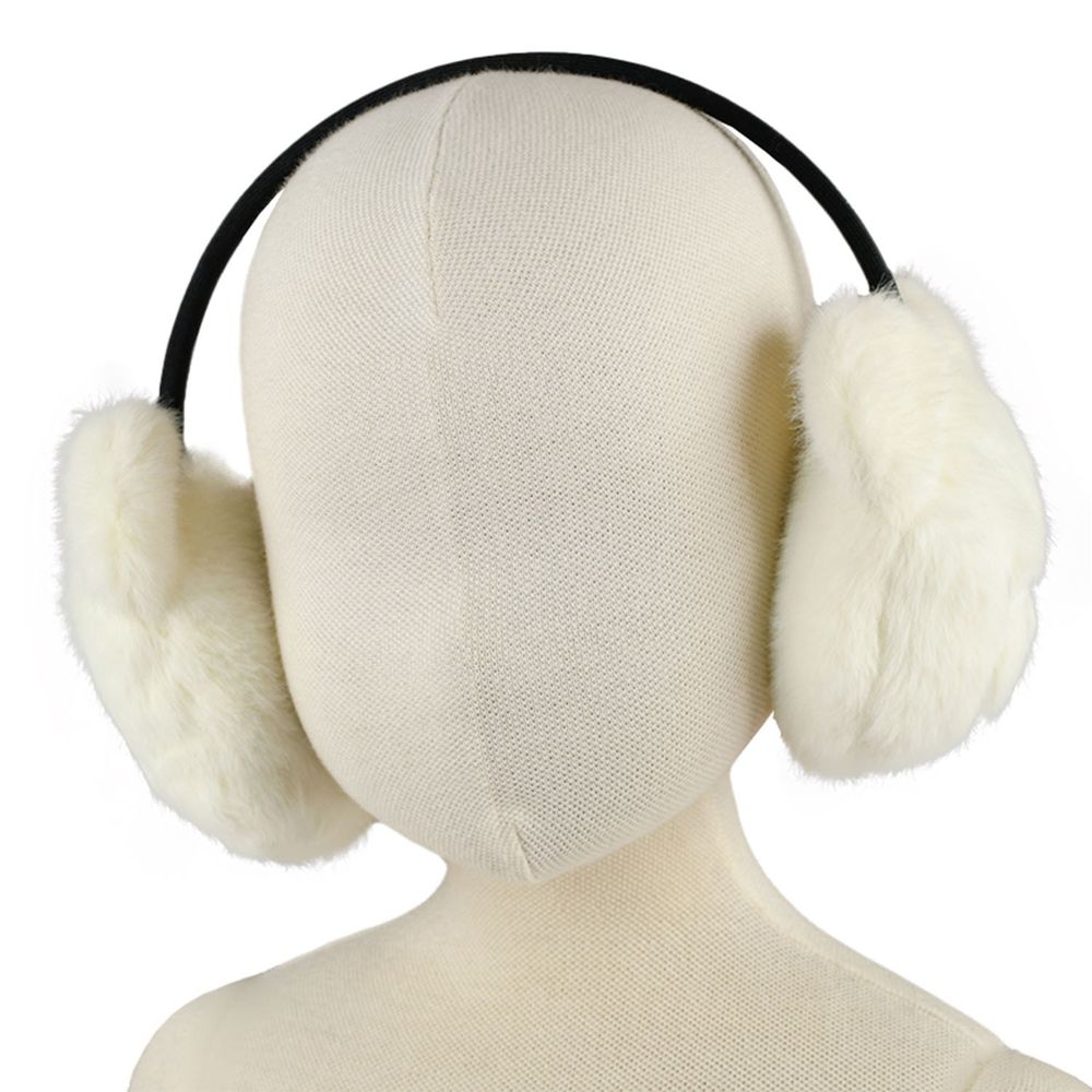akachan honpo - 保暖耳罩-動物-象牙白色 (100cm)