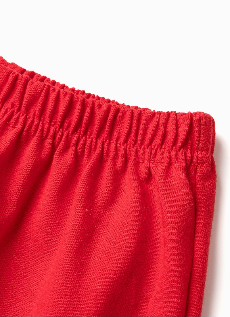 韓國 OZKIZ - (附髮帶)水果套餐短袖套裝-白X紅