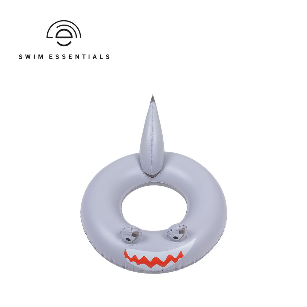 荷蘭 Swim Essentials - 幼兒造型游泳圈 (直徑55cm)-小鯊魚