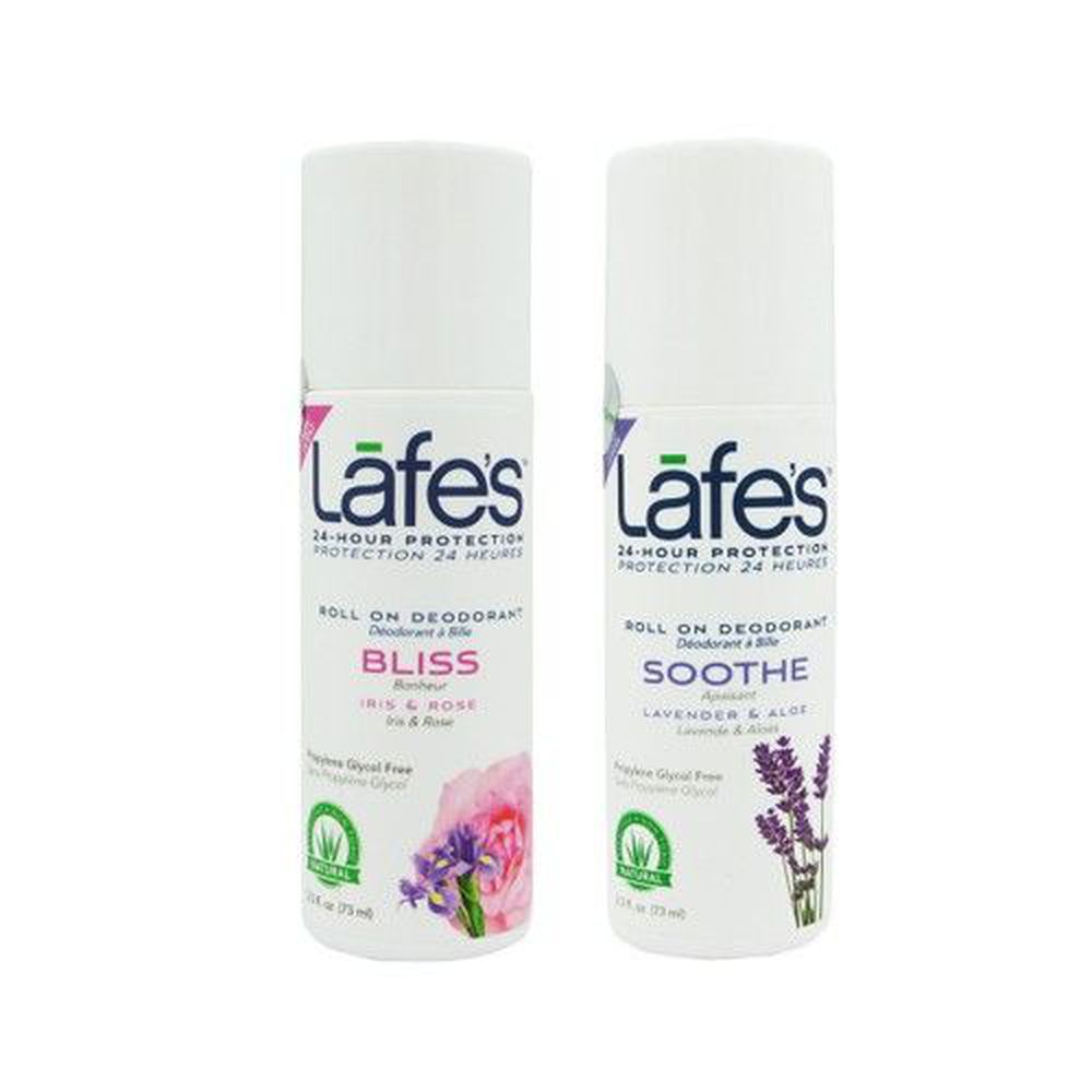 美國 Lafe's organic - 純自然體香劑雙入組-粉嫩+薰衣草